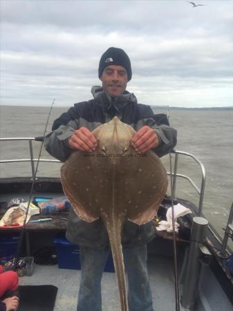 10 lb 4 oz Small-Eyed Ray by Chris waddham