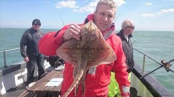 4 lb 3 oz Thornback Ray by James from ashford