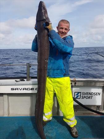 47 lb Conger Eel by Kevin McKie