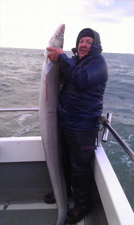 58 lb Conger Eel by kim White