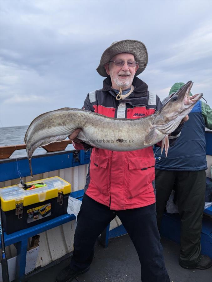 24 lb 10 oz Ling by Paul Lester