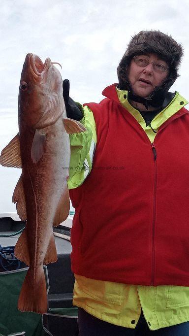 8 lb 8 oz Cod by christine showing the boys the way