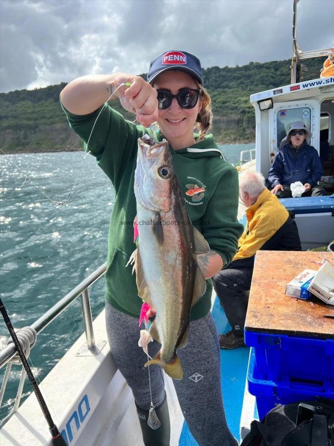 4 lb 3 oz Pollock by Holly Stewart.