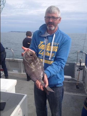 3 lb 6 oz Black Sea Bream by Unknown