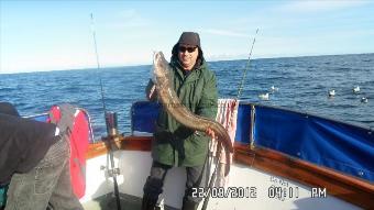 10 lb 5 oz Ling by mickeal from kandal in the lakes.