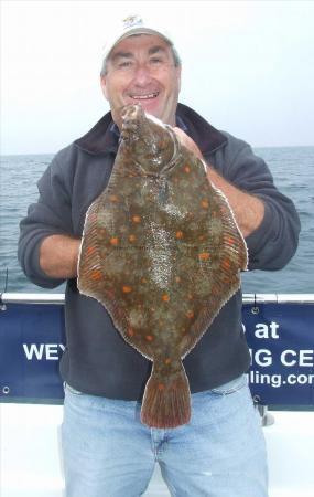 6 lb 12 oz Plaice by Rob Burgin