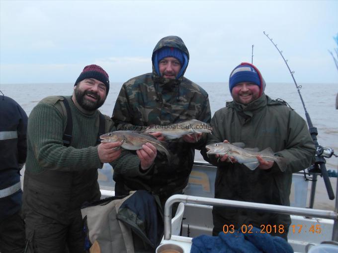 3 lb Cod by Richard(Left) Chris &Chris