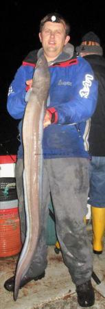 13 lb Conger Eel by Will Irving