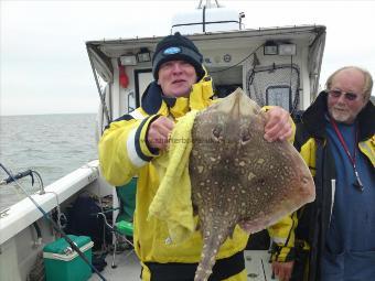 8 lb Thornback Ray by rachel's husband?