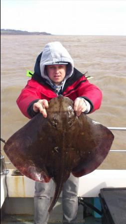 20 lb 8 oz Blonde Ray by tom morgan