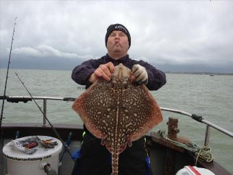6 lb 8 oz Thornback Ray by Twisted Nick
