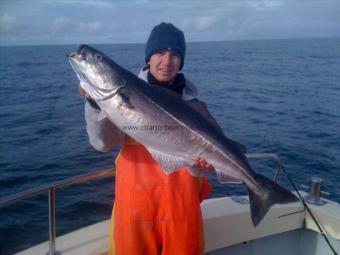 14 lb 8 oz Coalfish (Coley/Saithe) by Colin Carr