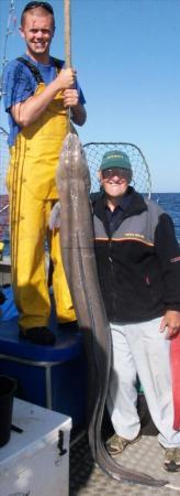 82 lb Conger Eel by Stanley Adams