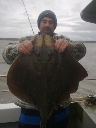 16 lb 4 oz Blonde Ray by peter bowen