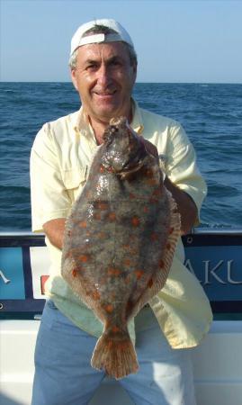 4 lb 12 oz Plaice by Rob Burgin