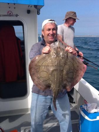 15 lb 10 oz Undulate Ray by Rob Burgin