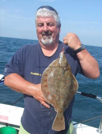 4 lb 8 oz Plaice by Roger Buttle