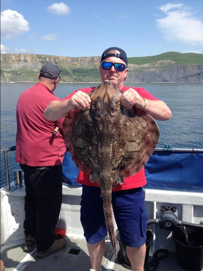 16 lb 8 oz Undulate Ray by Alan