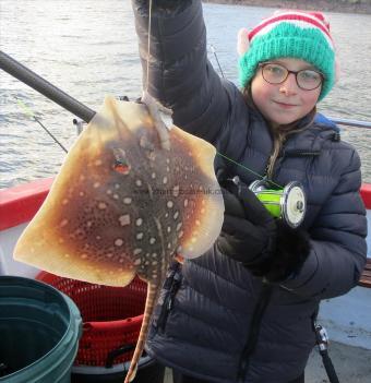 3 lb 8 oz Thornback Ray by sophie