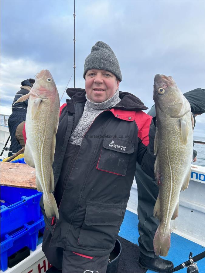 4 lb 10 oz Cod by Rich Horobrov.