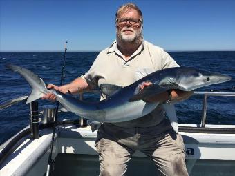 45 lb Blue Shark by Kevin McKie