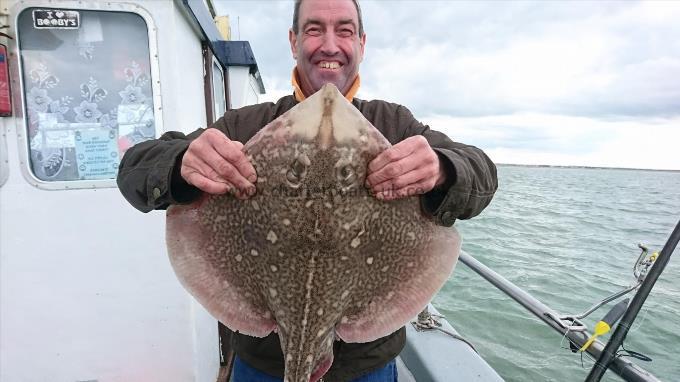 10 lb 5 oz Thornback Ray by Dave from Essex