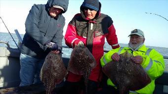 6 lb Thornback Ray by Westgate fishing club