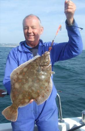 4 lb 8 oz Plaice by Dave Metcalf