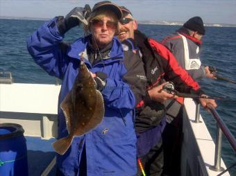 3 lb Plaice by Andrea