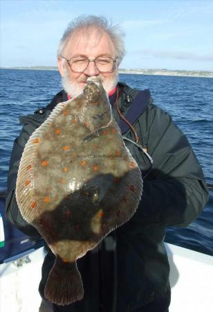 4 lb 12 oz Plaice by Kevin Trenchard