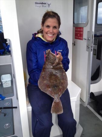 4 lb 4 oz Plaice by Sara