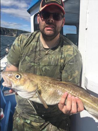 5 lb Cod by gary from castle ford 8th july a nice cod