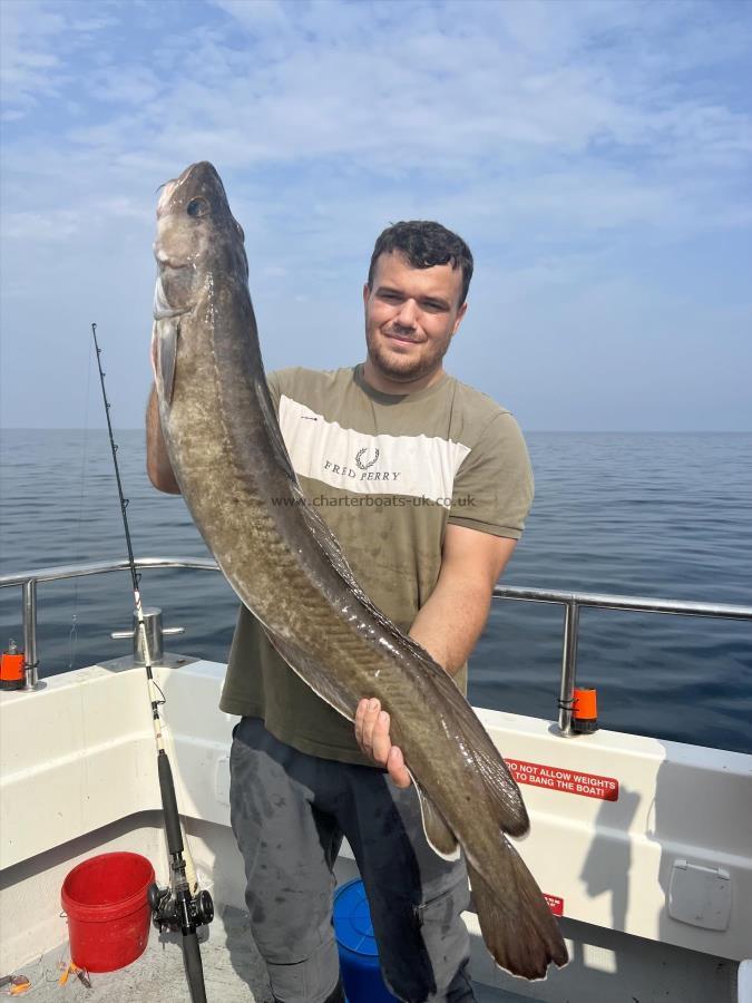 16 lb 4 oz Ling by Ben Cope