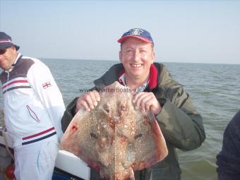 10 lb 4 oz Thornback Ray by Dave Trunks