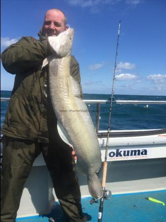 21 lb 8 oz Ling by Kevin McKie