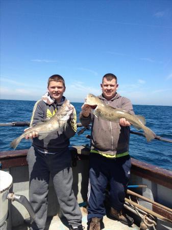 7 lb Cod by Rob and Connor, doing it for the dad`s and Son`s.