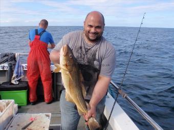 7 lb 6 oz Cod by Fergus Baxter from Rochdale.