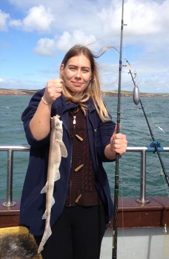 1 lb 8 oz Lesser Spotted Dogfish by Family fun trip