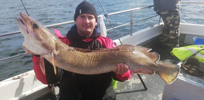 17 lb Ling (Common) by Unknown
