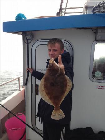 1 lb 6 oz Plaice by Anthony Parry