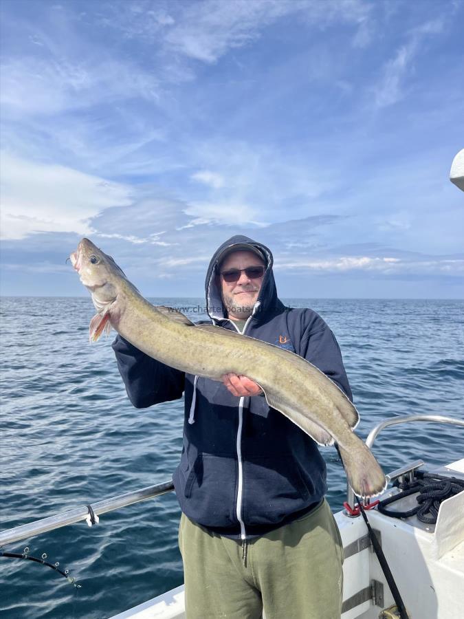 9 lb 8 oz Ling (Common) by Keith McCance