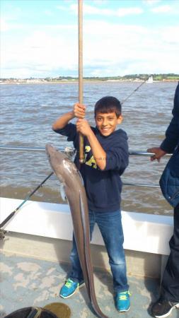 18 lb Conger Eel by saud alyaseen [11 yr old ]