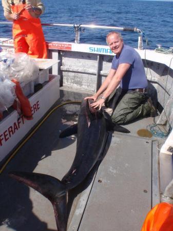 200 lb Porbeagle by Graham Kimsey from Skegness.