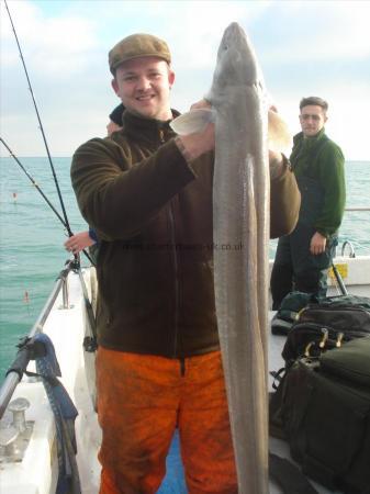 35 lb Conger Eel by Dane