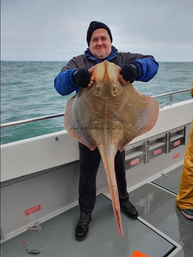 29 lb 8 oz Blonde Ray by Darryl Morrell