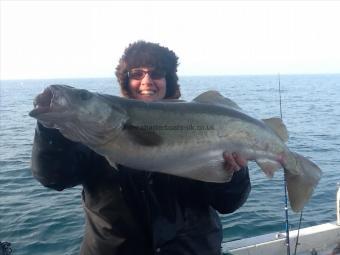 18 lb 10 oz Pollock by Unknown