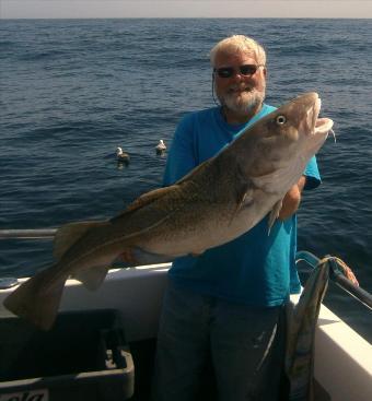 25 lb 8 oz Cod by Phil The Fish