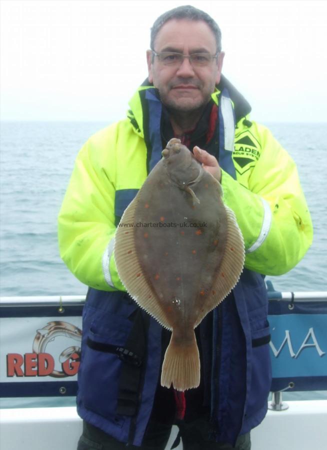 3 lb 11 oz Plaice by Paul Baxter