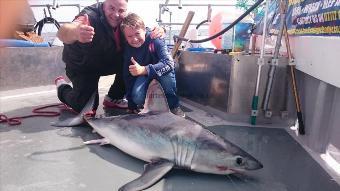 148 lb Porbeagle by Ashley Owston / Jimi Jones