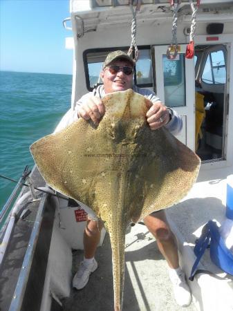 22 lb 8 oz Blonde Ray by Unknown